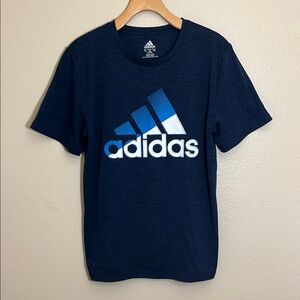Adidas Navy Athletic Short Sleeve T-Shirt